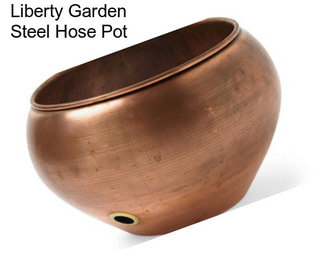 Liberty Garden Steel Hose Pot