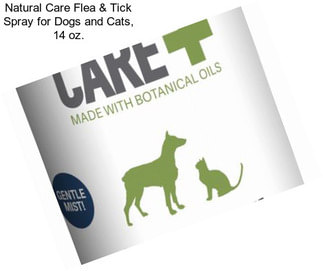 Natural Care Flea & Tick Spray for Dogs and Cats, 14 oz.