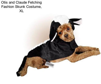 Otis and Claude Fetching Fashion Skunk Costume, XL