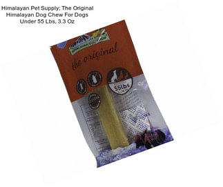 Himalayan Pet Supply; The Original Himalayan Dog Chew For Dogs Under 55 Lbs, 3.3 Oz