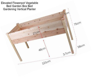 Elevated Flowerpot Vegetable Bed Garden Box Bed Gardening Vertical Planter