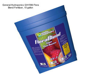 General Hydroponics GH1596 Flora Blend Fertilizer, 15 gallon