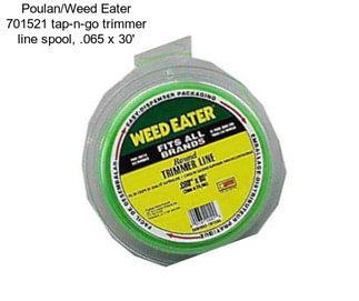 Poulan/Weed Eater 701521 tap-n-go trimmer line spool, .065\