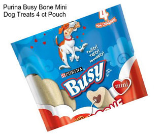 Purina Busy Bone Mini Dog Treats 4 ct Pouch