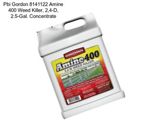 Pbi Gordon 8141122 Amine 400 Weed Killer, 2,4-D, 2.5-Gal. Concentrate