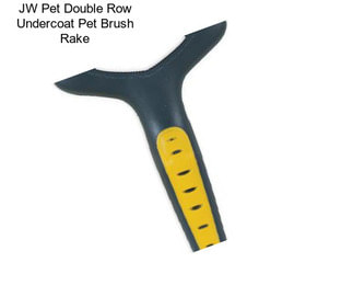 JW Pet Double Row Undercoat Pet Brush Rake