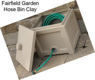 Fairfield Garden Hose Bin Clay