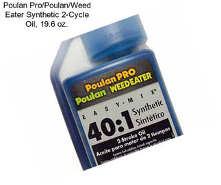 Poulan Pro/Poulan/Weed Eater Synthetic 2-Cycle Oil, 19.6 oz.