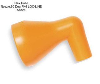 Flex Hose Nozzle,90 Deg,PK4 LOC-LINE 51828