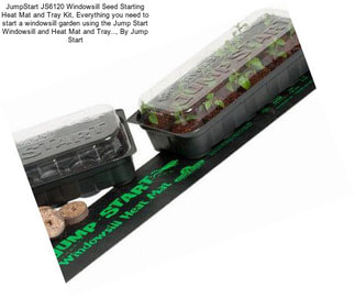 JumpStart JS6120 Windowsill Seed Starting Heat Mat and Tray Kit, Everything you need to start a windowsill garden using the Jump Start Windowsill and Heat Mat and Tray.., By Jump Start