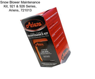 Snow Blower Maintenance Kit, 921 & 926 Series, Ariens, 721013