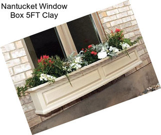 Nantucket Window Box 5FT Clay