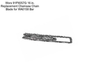 Worx 91PX057G 16 in. Replacement Chainsaw Chain Blade for WA0158 Bar