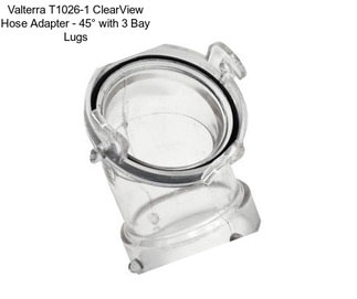 Valterra T1026-1 ClearView Hose Adapter - 45° with 3\