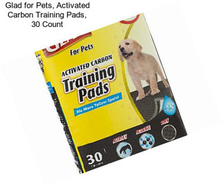 Glad for Pets, Activated Carbon Training Pads, 30 Count