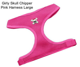 Girly Skull Chipper Pink Harness Large