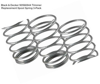 Black & Decker 90566944 Trimmer Replacement Spool Spring 3-Pack