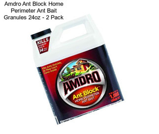 Amdro Ant Block Home Perimeter Ant Bait Granules 24oz - 2 Pack