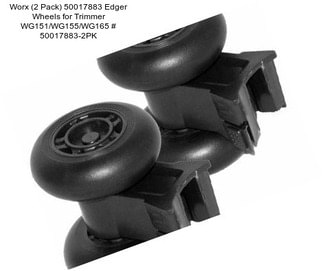 Worx (2 Pack) 50017883 Edger Wheels for Trimmer WG151/WG155/WG165 # 50017883-2PK