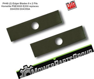 P448 (2) Edger Blades 9\