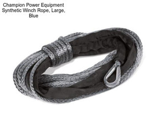 Champion Power Equipment Synthetic Winch Rope, Large, Blue