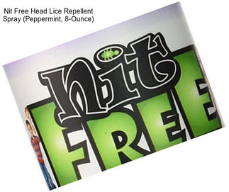 Nit Free Head Lice Repellent Spray (Peppermint, 8-Ounce)