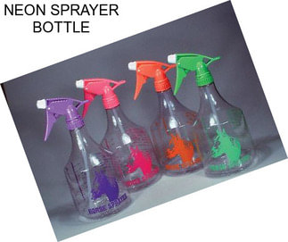 NEON SPRAYER BOTTLE