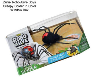 Zuru- Robo Alive Boys Creepy Spider in Color Window Box