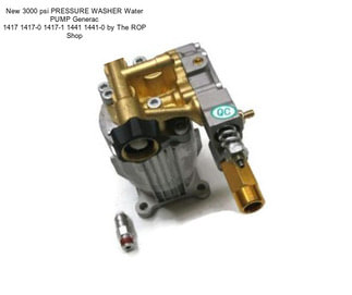 New 3000 psi PRESSURE WASHER Water PUMP Generac 1417 1417-0 1417-1 1441 1441-0 by The ROP Shop