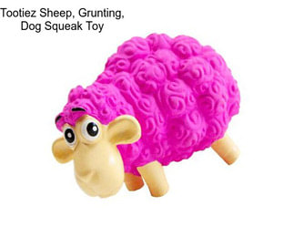 Tootiez Sheep, Grunting, Dog Squeak Toy