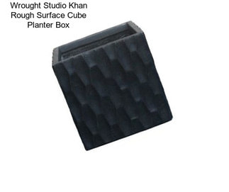 Wrought Studio Khan Rough Surface Cube Planter Box