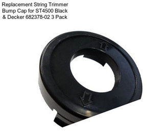 Replacement String Trimmer Bump Cap for ST4500 Black & Decker 682378-02 3 Pack