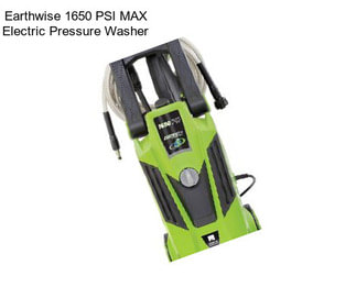 Earthwise 1650 PSI MAX Electric Pressure Washer