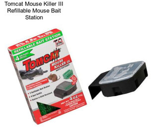 Tomcat Mouse Killer III Refillable Mouse Bait Station