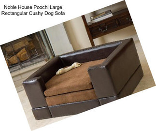 Noble House Poochi Large Rectangular Cushy Dog Sofa