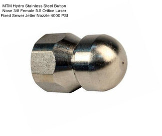 MTM Hydro Stainless Steel Button Nose 3/8\