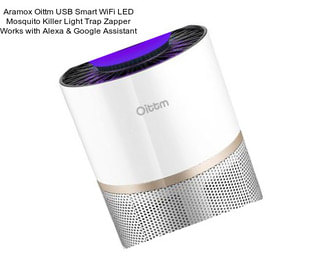 Aramox Oittm USB Smart WiFi LED Mosquito Killer Light Trap Zapper Works with Alexa & Google Assistant