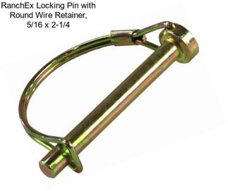 RanchEx Locking Pin with Round Wire Retainer, 5/16\