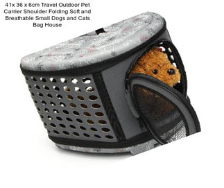 41x 36 x 6cm Travel Outdoor Pet Carrier Shoulder Folding Soft and Breathable Small Dogs and Cats Bag House