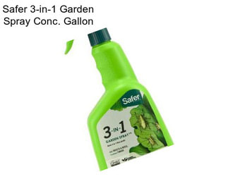 Safer 3-in-1 Garden Spray Conc. Gallon
