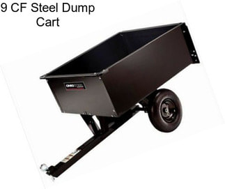 9 CF Steel Dump Cart