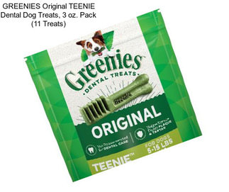 GREENIES Original TEENIE Dental Dog Treats, 3 oz. Pack (11 Treats)