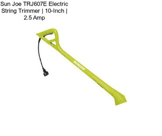Sun Joe TRJ607E Electric String Trimmer | 10-Inch | 2.5 Amp