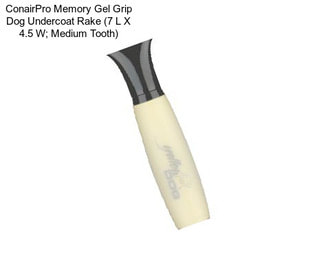 ConairPro Memory Gel Grip Dog Undercoat Rake (7\