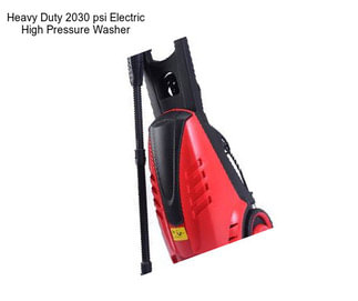 Heavy Duty 2030 psi Electric High Pressure Washer