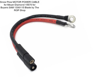 Snow Plow MOTOR POWER CABLE for Meyer Diamond 15670 for Buyers SAM 1306115 Blade by The ROP Shop