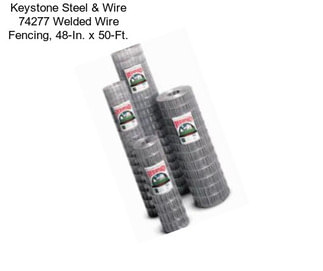 Keystone Steel & Wire 74277 Welded Wire Fencing, 48-In. x 50-Ft.