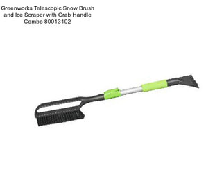 Greenworks Telescopic Snow Brush and Ice Scraper with Grab Handle Combo 80013102