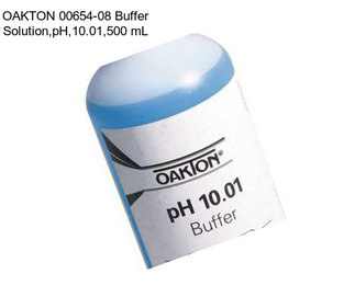 OAKTON 00654-08 Buffer Solution,pH,10.01,500 mL