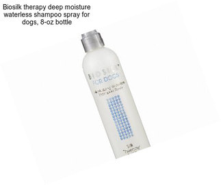 Biosilk therapy deep moisture waterless shampoo spray for dogs, 8-oz bottle